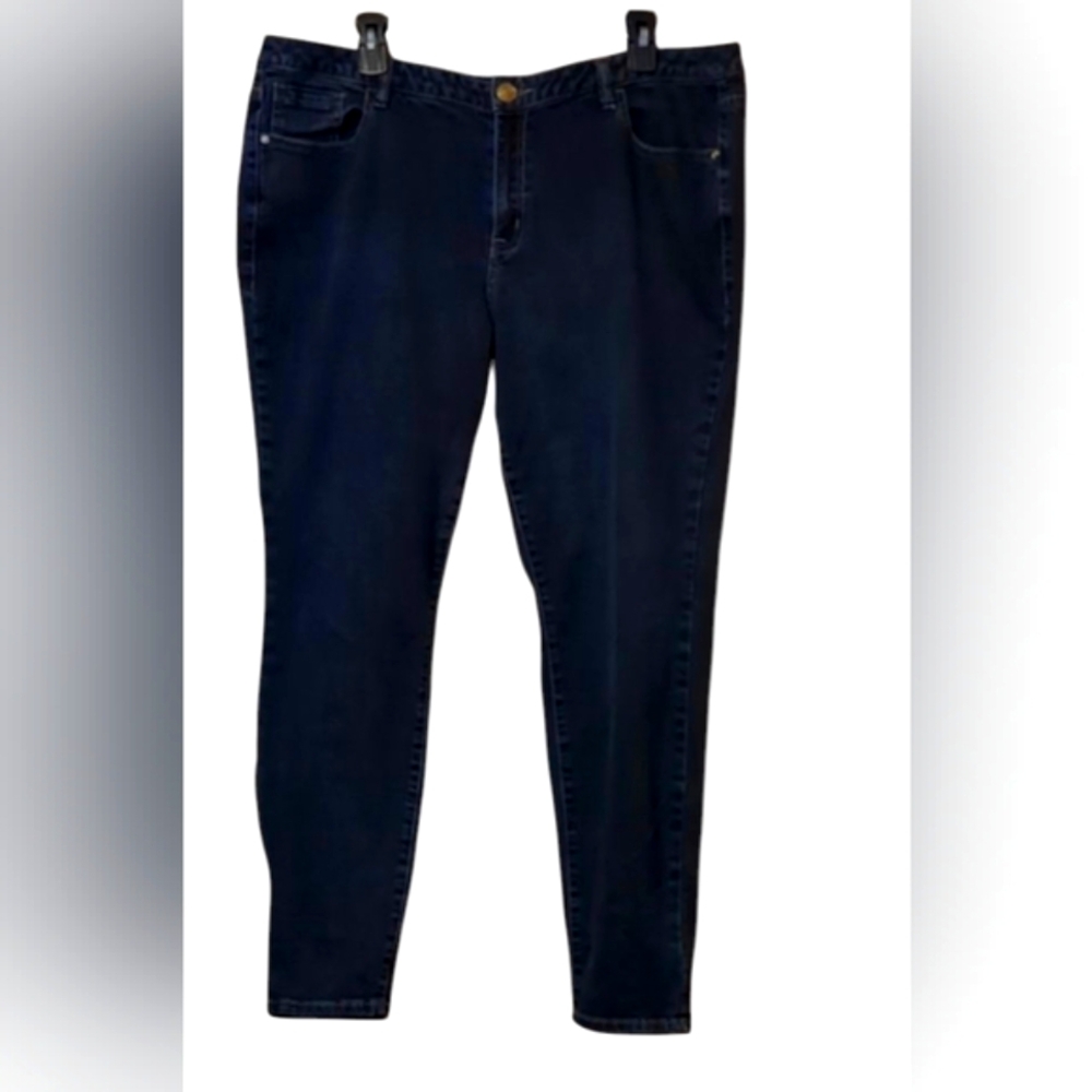 Lane Bryant Navy Skinny Jeans